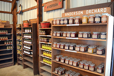 Picture of other butters, preserves, and candles at Anderson Orchard in Mooresville, Indiana