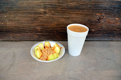 Picture of apple cider slush at Anderson Orchard in Mooresville, Indiana