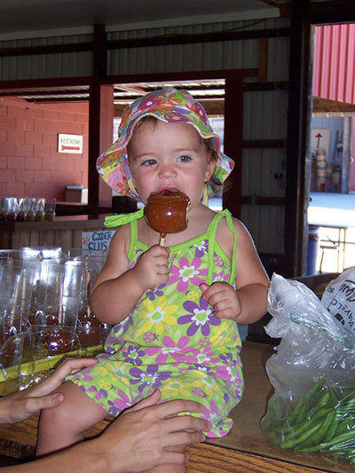 Picture of the concession stand at Anderson Orchard in Mooresville, Indiana